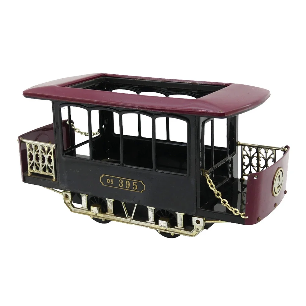 Lot of 3 VTG San Francisco Liquor Set Decanter Trolley Car w/ 2 Glass Bottles